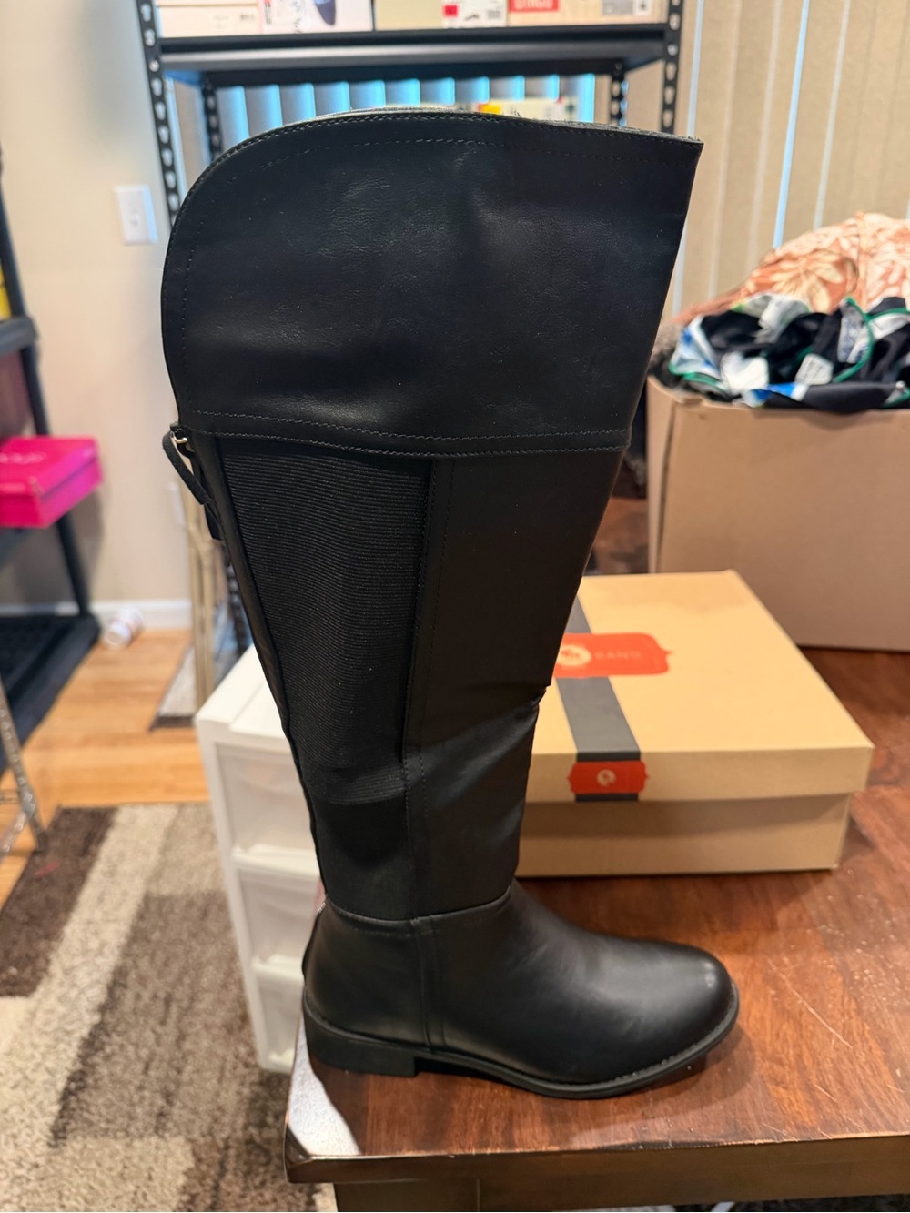 Ball Band Women’s Lillian-152 Over The Knee Boots Black Size 7 M